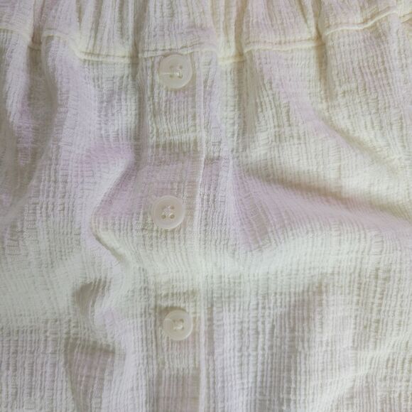 Madewell off shoulder  Cream Off Shoulder knit Tie Waist Cap Sleeve small - Picture 3 of 7